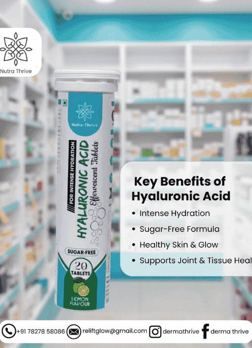 Nutra - Thrive Hyaluronic Effervescent Tablet